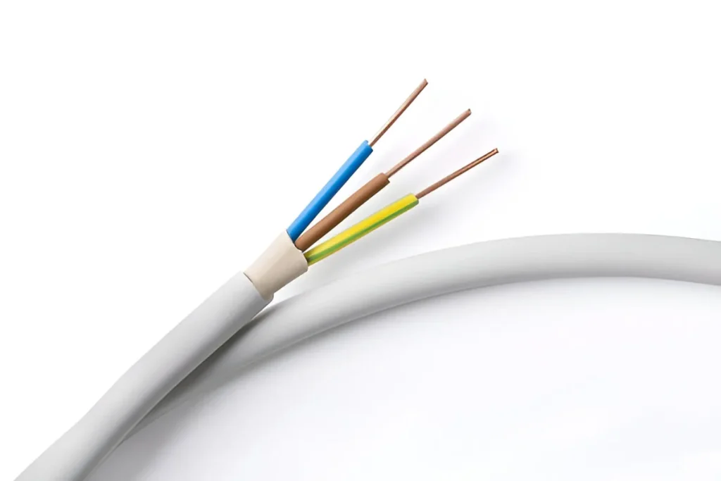 An image showing a list of fiber optic cable types and their corresponding jacket colors, including single-mode and multi-mode cables.