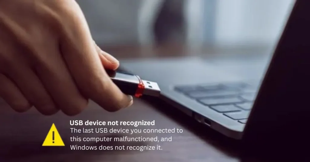 USB device not recognized