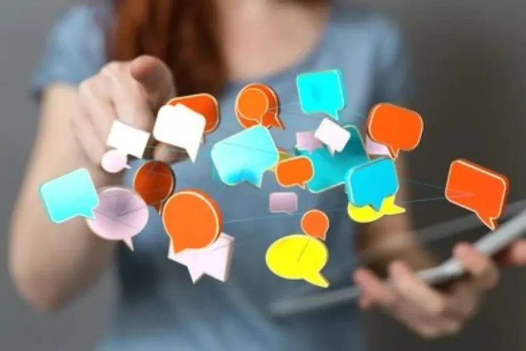 UI/UX Design or Components of a Chat Bubble